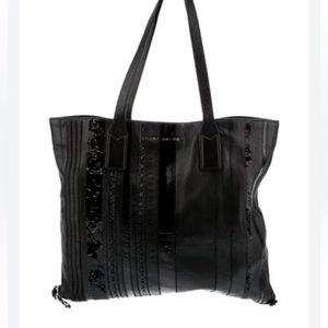 Marc Jacob’s black embellished leather tote